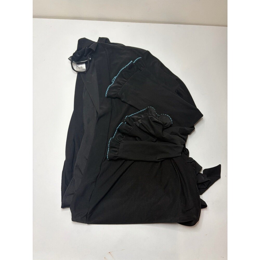 Black Sulky Quarter Length Robe